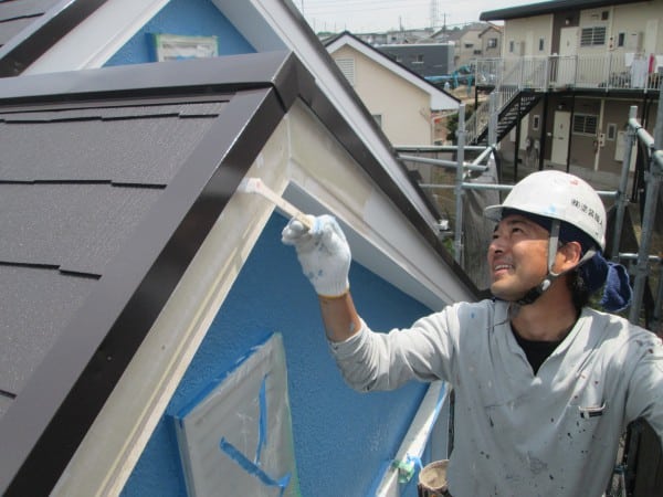 鶴見区のお客様が自宅の壁を塗装しました