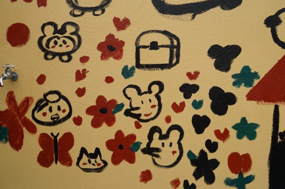 屋上でお絵描き大作戦！